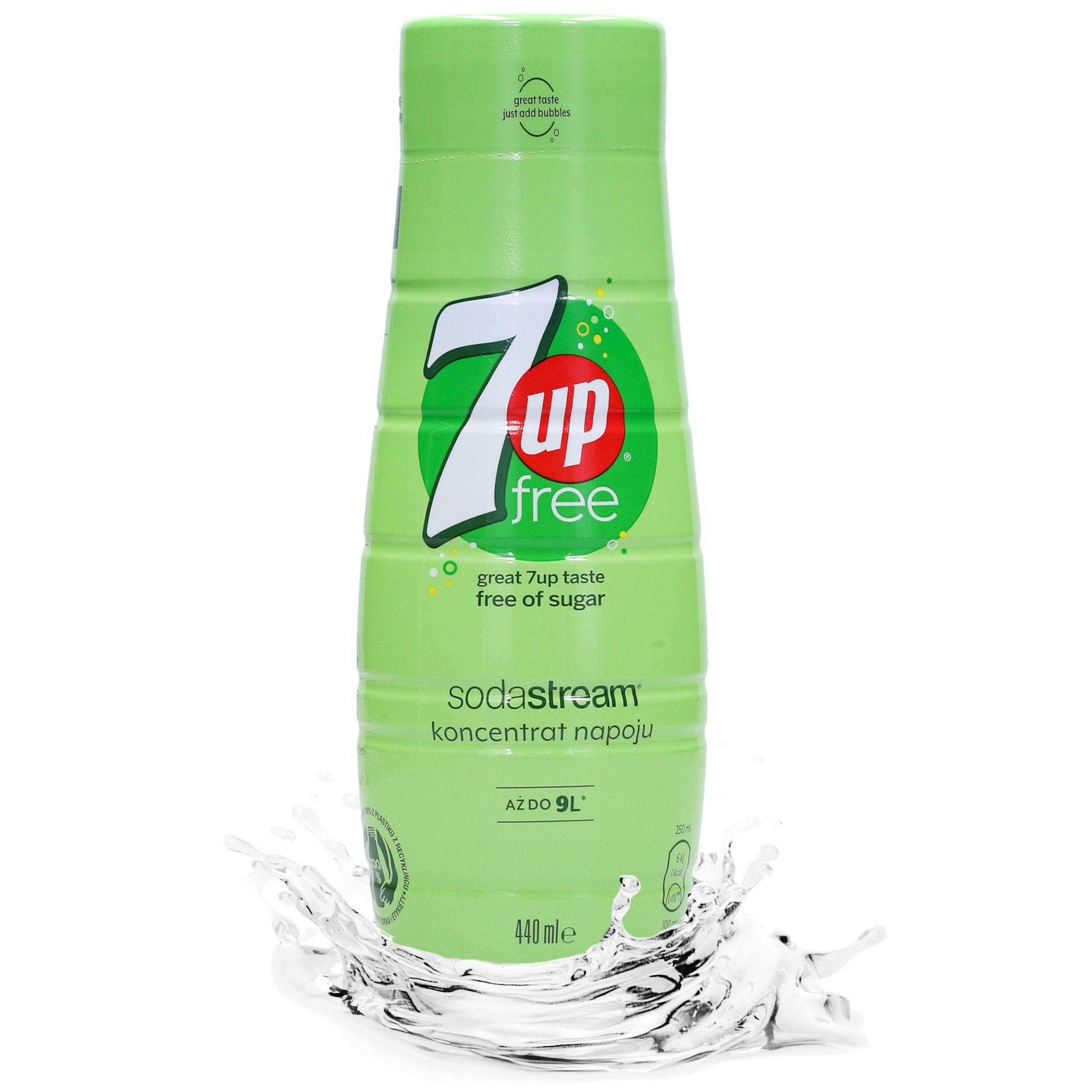Sirup pre SodaStream 7 Up Diet carbonator 201058 440 ml zelený