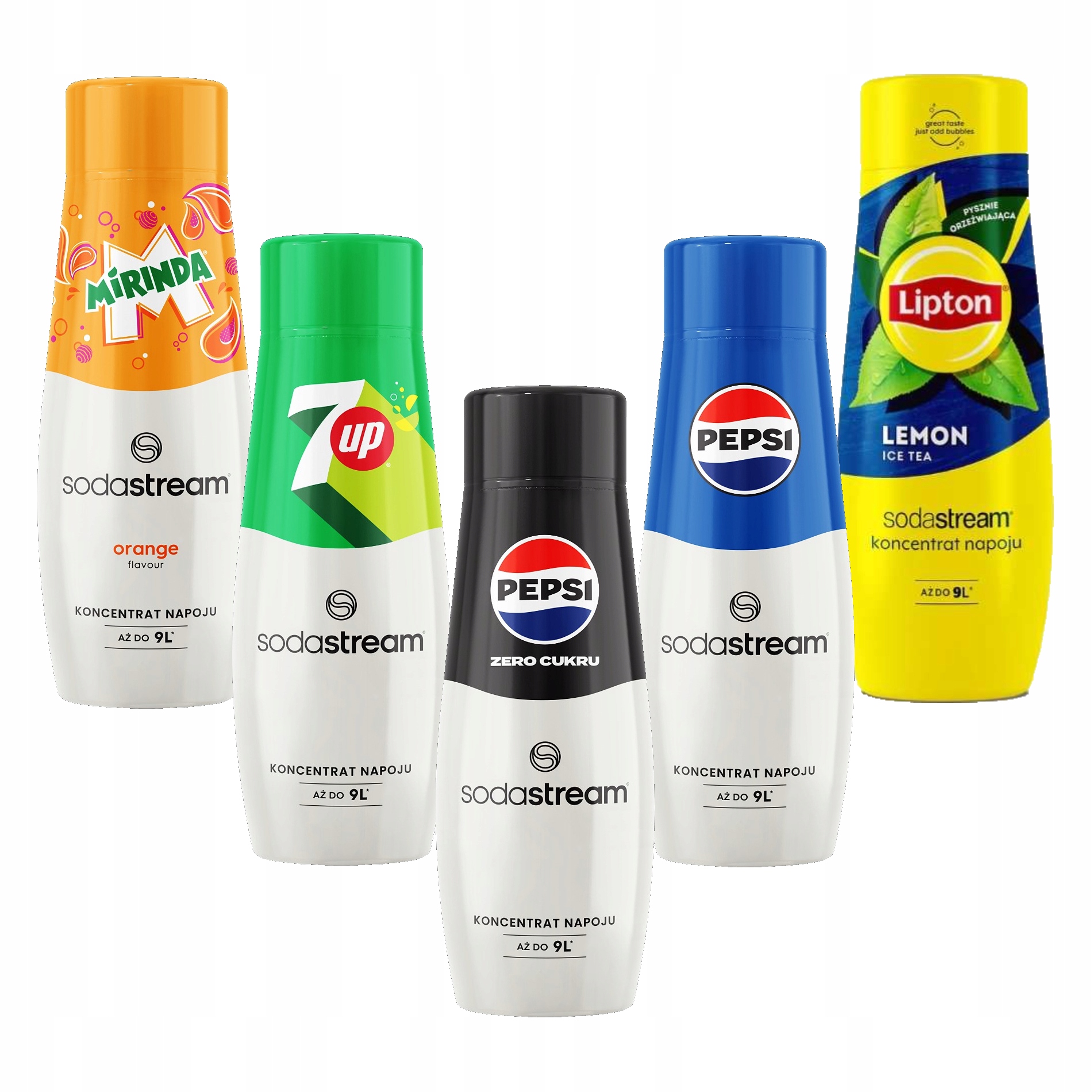 SodaStream sirupová sada 440 ml 5 ks.