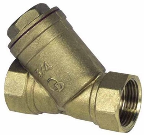 1" šikmý mosadzný sieťový filter DN25 na usadzovanie vody, 1 palec