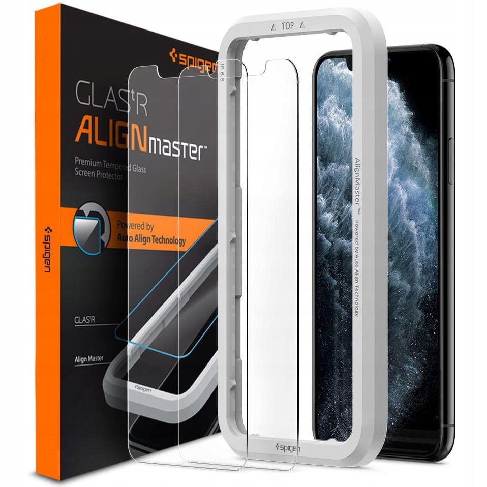 Tvrdené sklo Spigen pre Apple iPhone 11 Pro 2 ks.