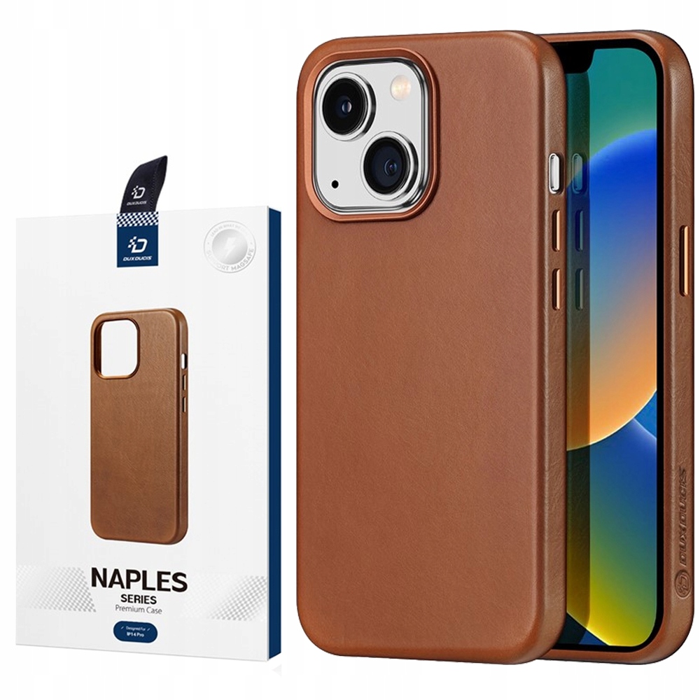 Dux Ducice Plock pre iPhone 14 Brown