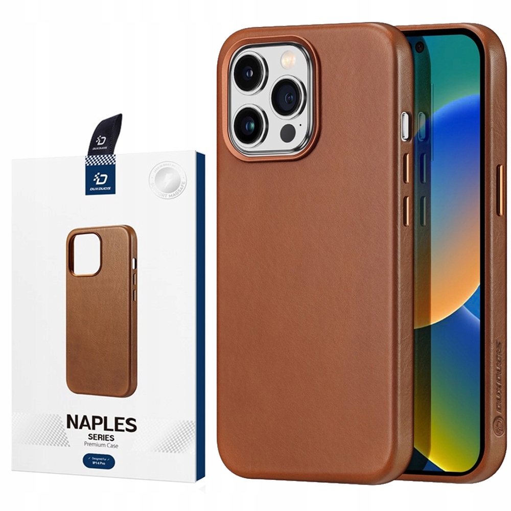 Dux Ducice Plock pre iPhone 14 Pro Brown