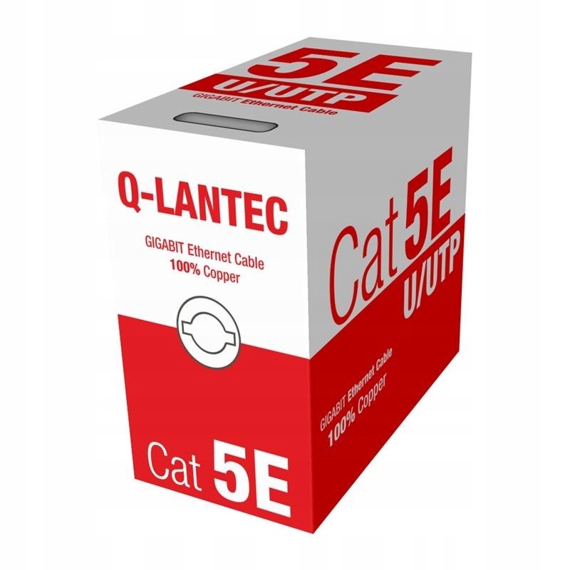 Q-LANTEC U/UTP krútená dvojlinka kat. 5e 305 m