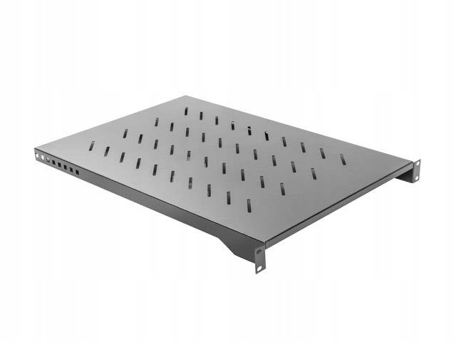 Polica Lanberg 1000 mm 1U 483 x 750 mm čierna pre 19" skrinky