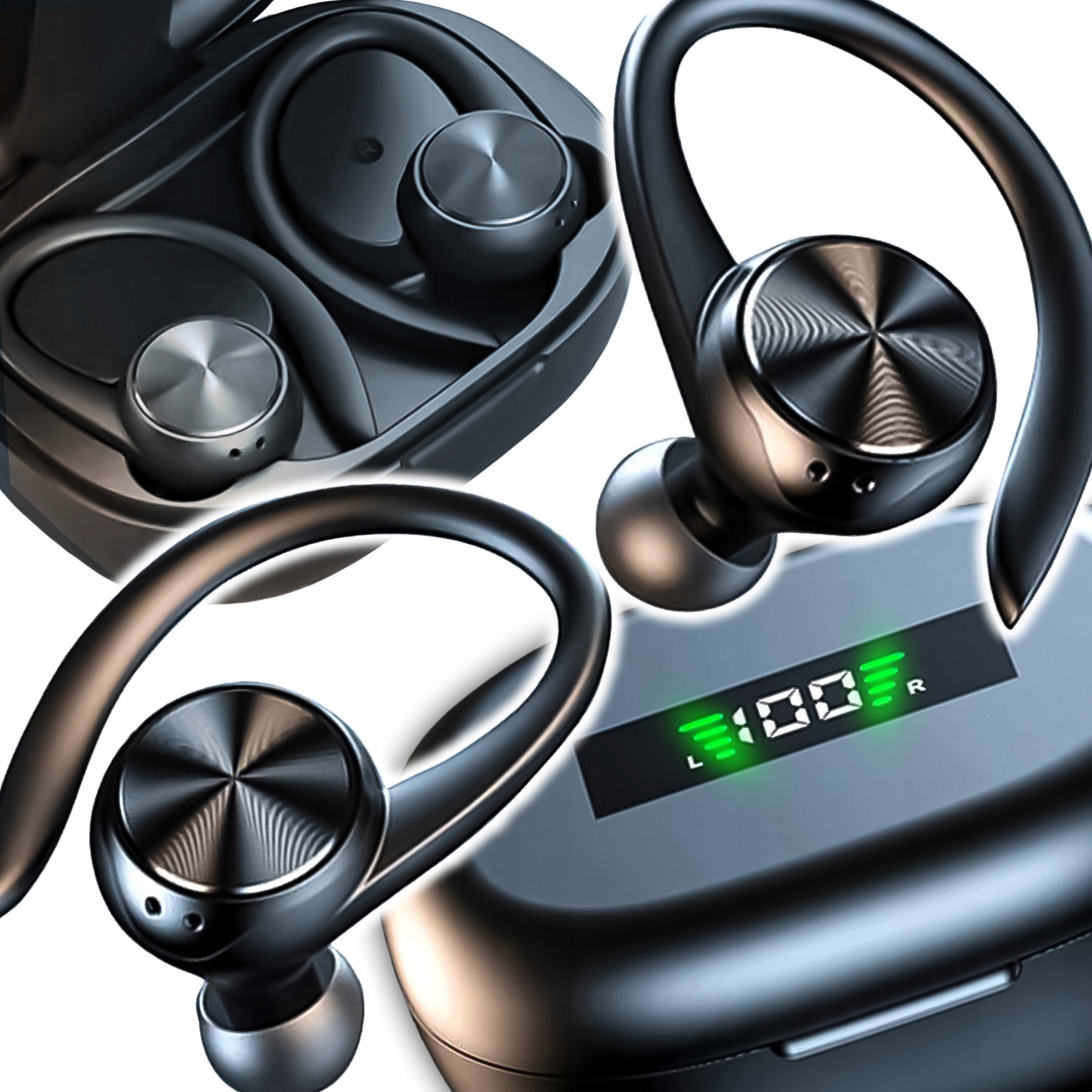 Bezdrôtové slúchadlá do uší BLUEQ Q32 + kábel USB-C kábel