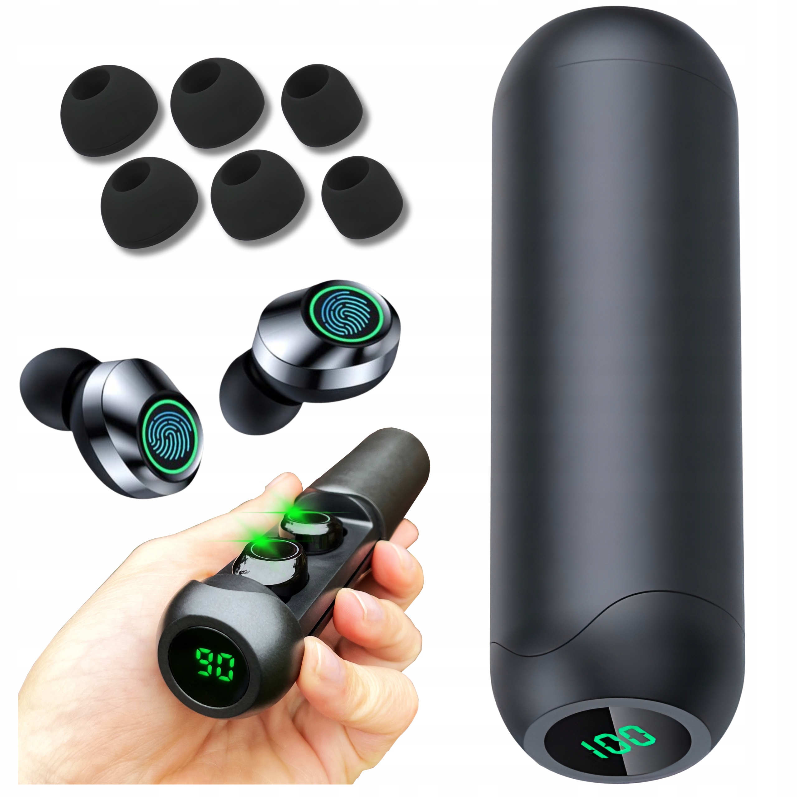 Bezdrôtové slúchadlá do uší DEVILL Hell Sound + 2 ďalšie produkty