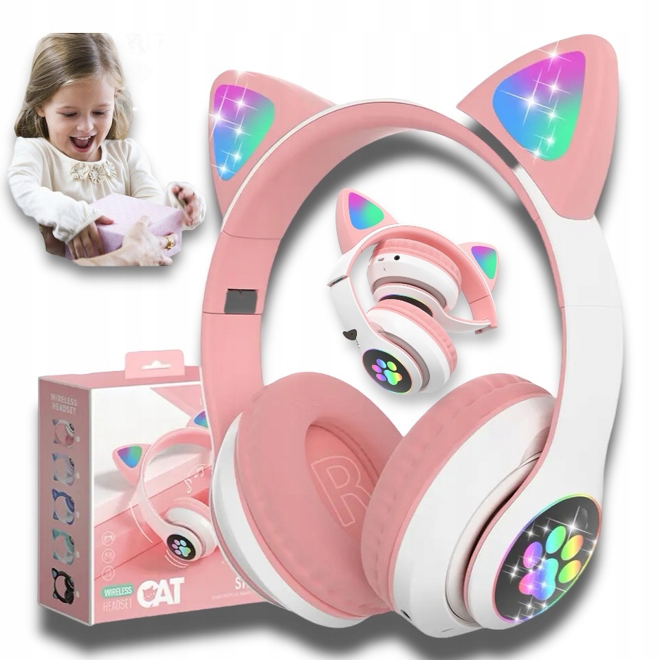 Bezdrôtové slúchadlá do uší Asato Cat Ears