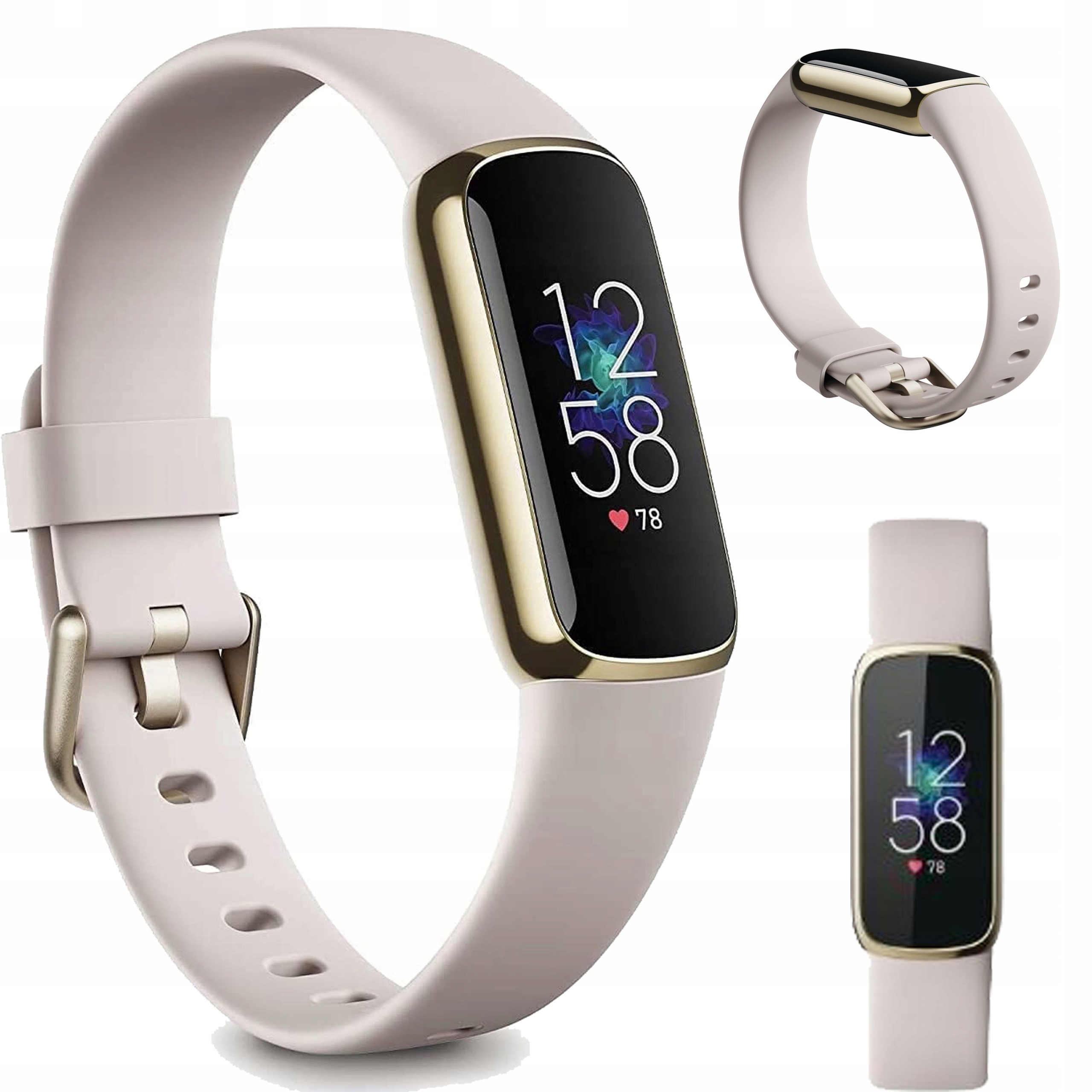 Inteligentné hodinky Fitbit Luxe v bielej farbe