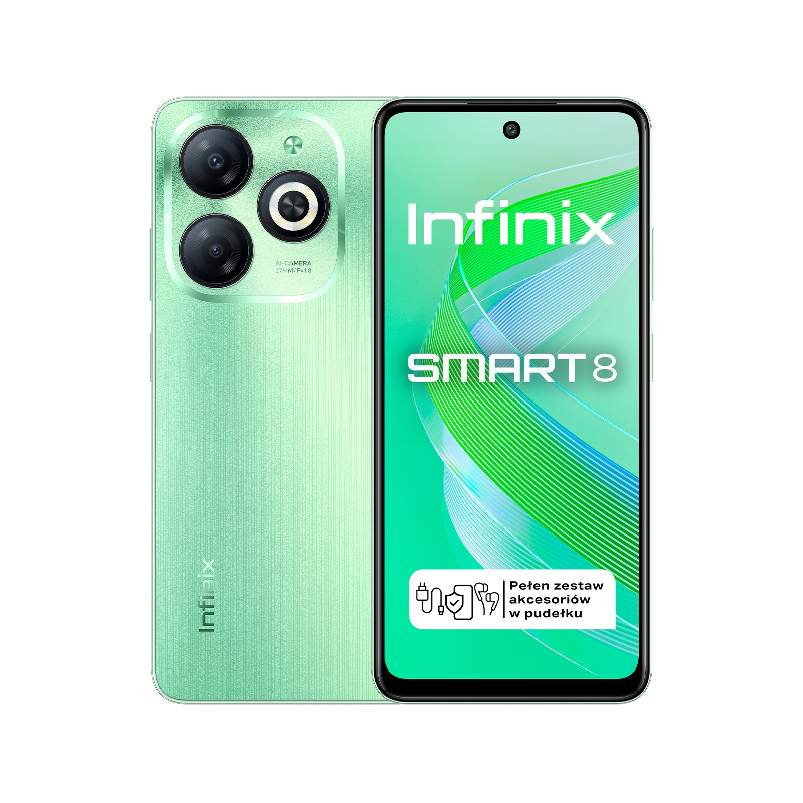 Smartfón Infinix SMART 8 3GB / 64GB 4G (LTE), zelený