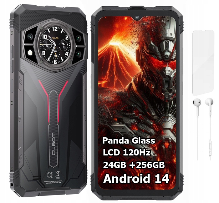 Smartfón Cubot KING KONG AX 12 GB / 256 GB 4G (LTE) čierny