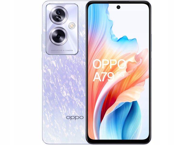 Oppo A79 8 GB / 256 GB 5G smartfón, fialový