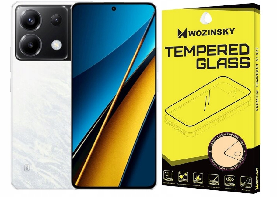 Smartphone POCO X6 12 GB / 256 GB 5G biela + Tvrdené sklo Ochranné sklo univerzálne
