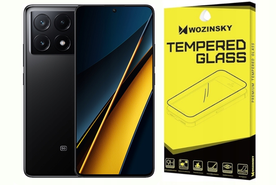 Smartfón POCO X6 Pro 8 GB / 256 GB 5G šedá + Tvrdené sklo Ochranné sklo univerzálne