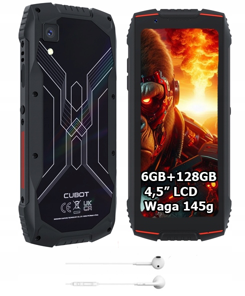 Smartfón Cubot King Kong Mini 6 GB / 128 GB 4G (LTE), čierny