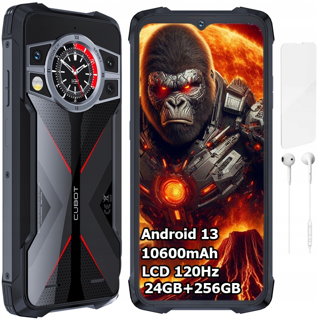 Smartfón Cubot King Kong 9 12 GB / 256 GB 4G (LTE) čierny