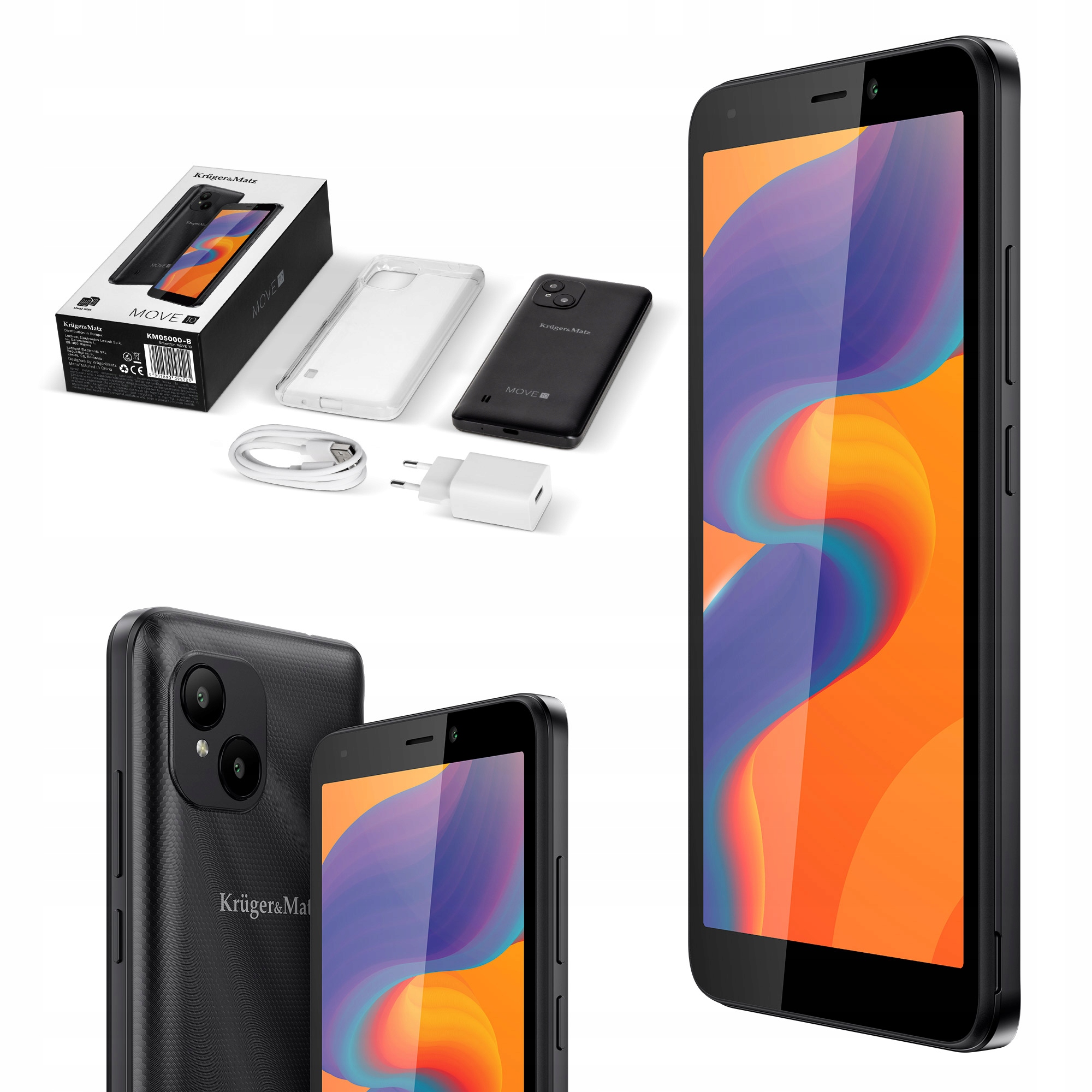 Smartfón Kruger&Matz Move 10 2 GB / 32 GB 4G (LTE) čierny