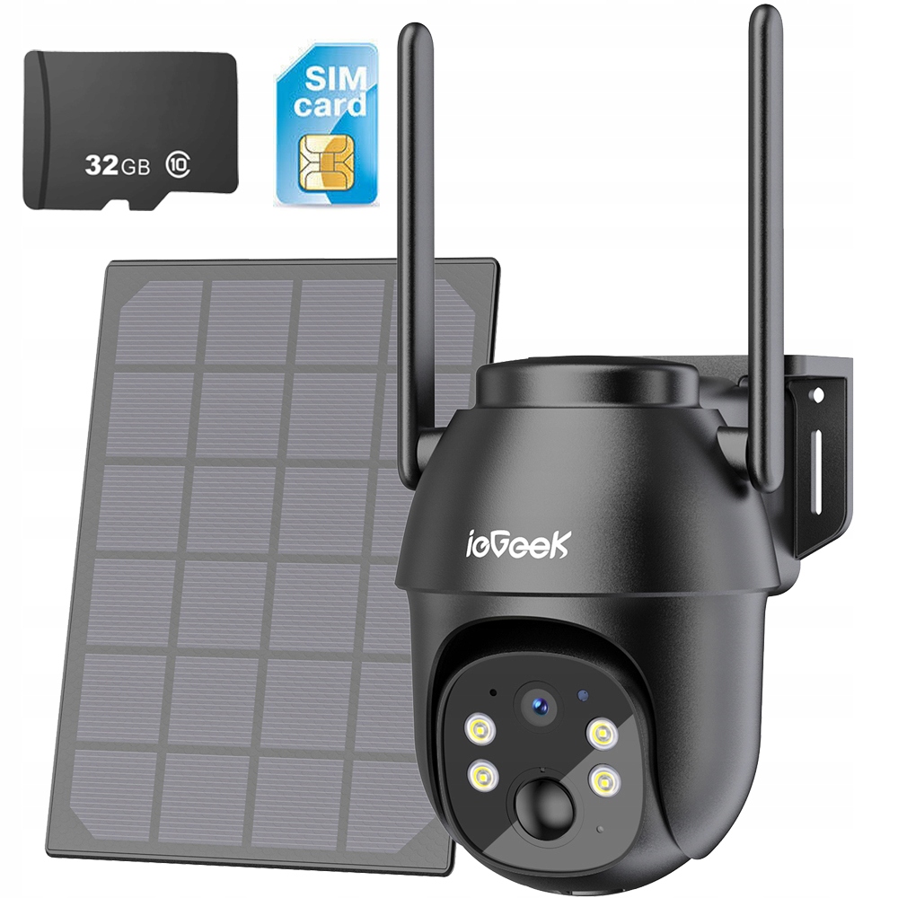 IP kamera ieGeek TZ-SG330EU na 9600mAh 32GB KARTA