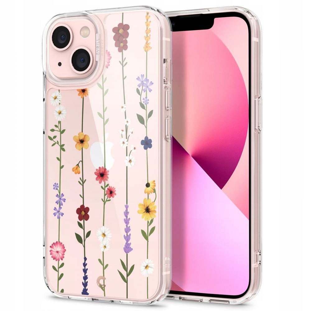 Spigen chrbty pre Apple iPhone 13 Cyrill Cecile viacfarebné rastliny kvety