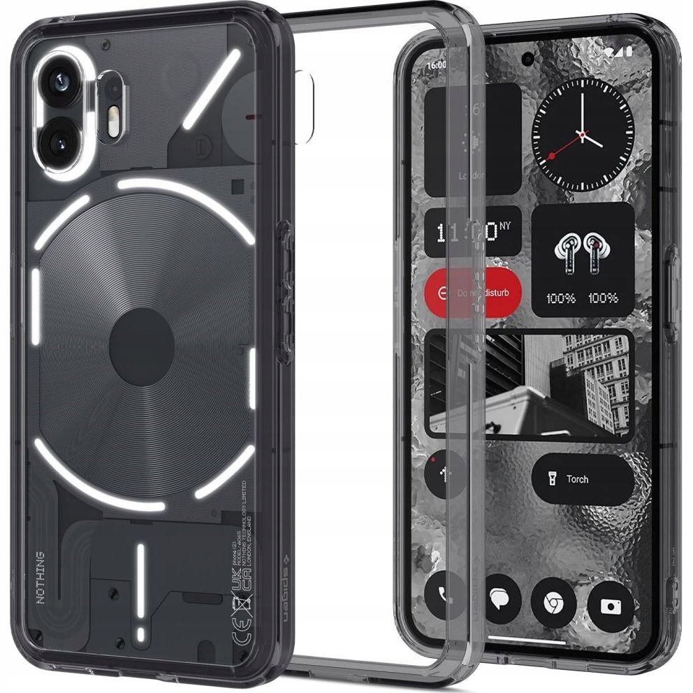 Chrbát Spigen Ultra Hybrid pre Nothing Phone 2, bezfarebný