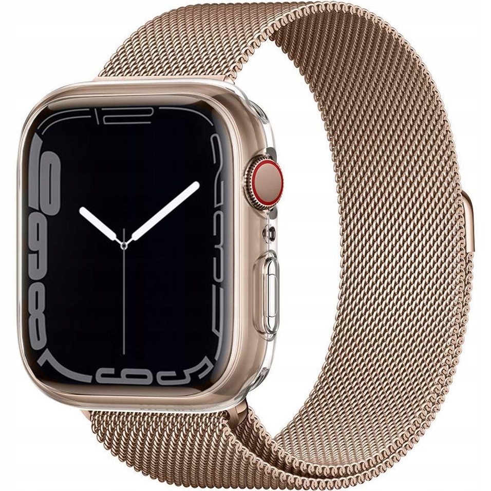 Puzdro Spigen Liquid Crystal Apple Watch 4 / 5 / 6 / 7 / SE 44 / 45 mm číre