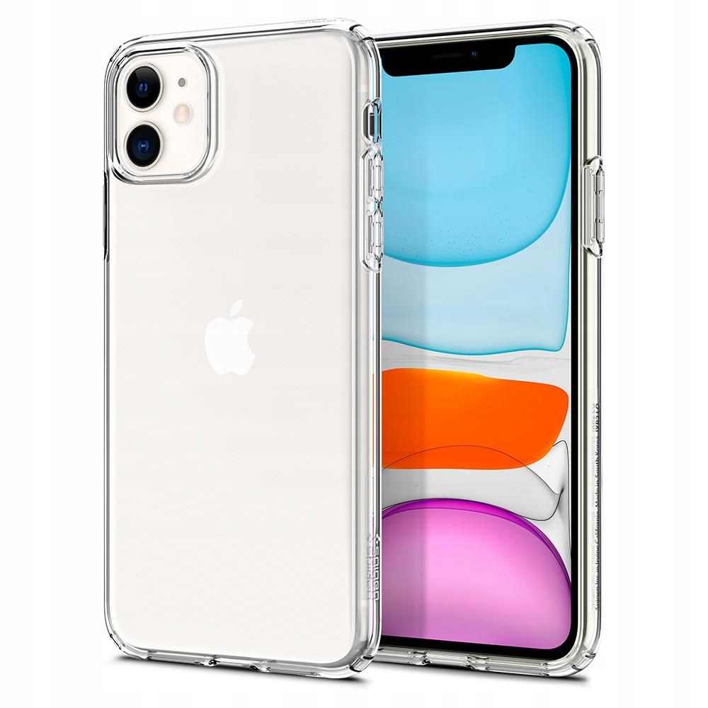 Chrbát Spigen Liquid Crystal pre iPhone 11, bezfarebný