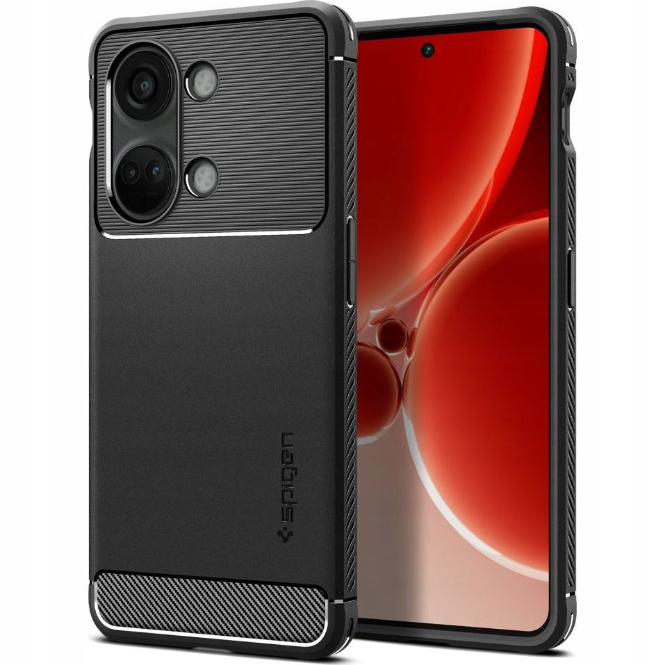 Spigen chrbty pre OnePlus Nord 3 5G Rugged Armor, čierne geometrické