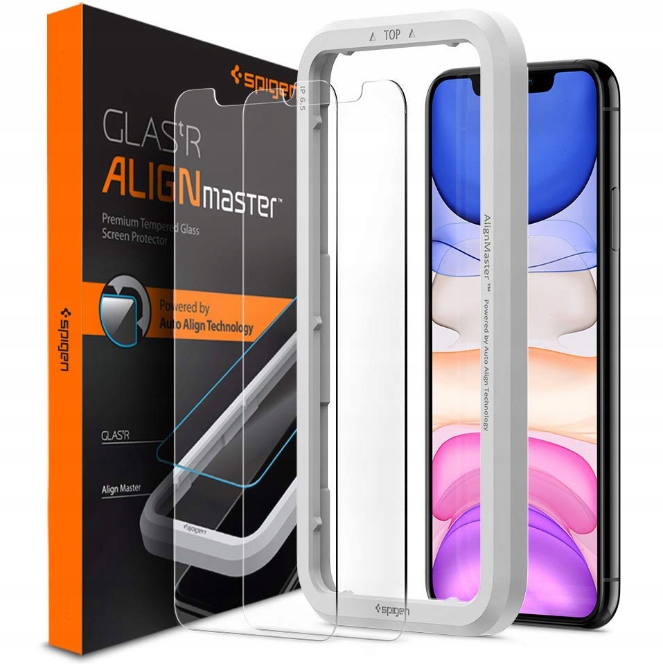 Tvrdené sklo Spigen pre Apple iPhone 11 2 ks.