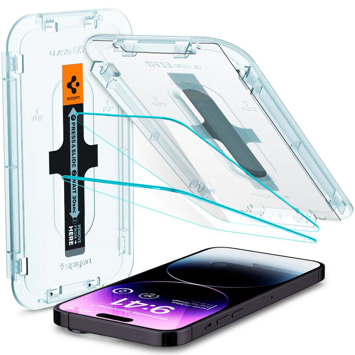 Tvrdené sklo Spigen pre Apple iPhone 14 Pro 2 ks.