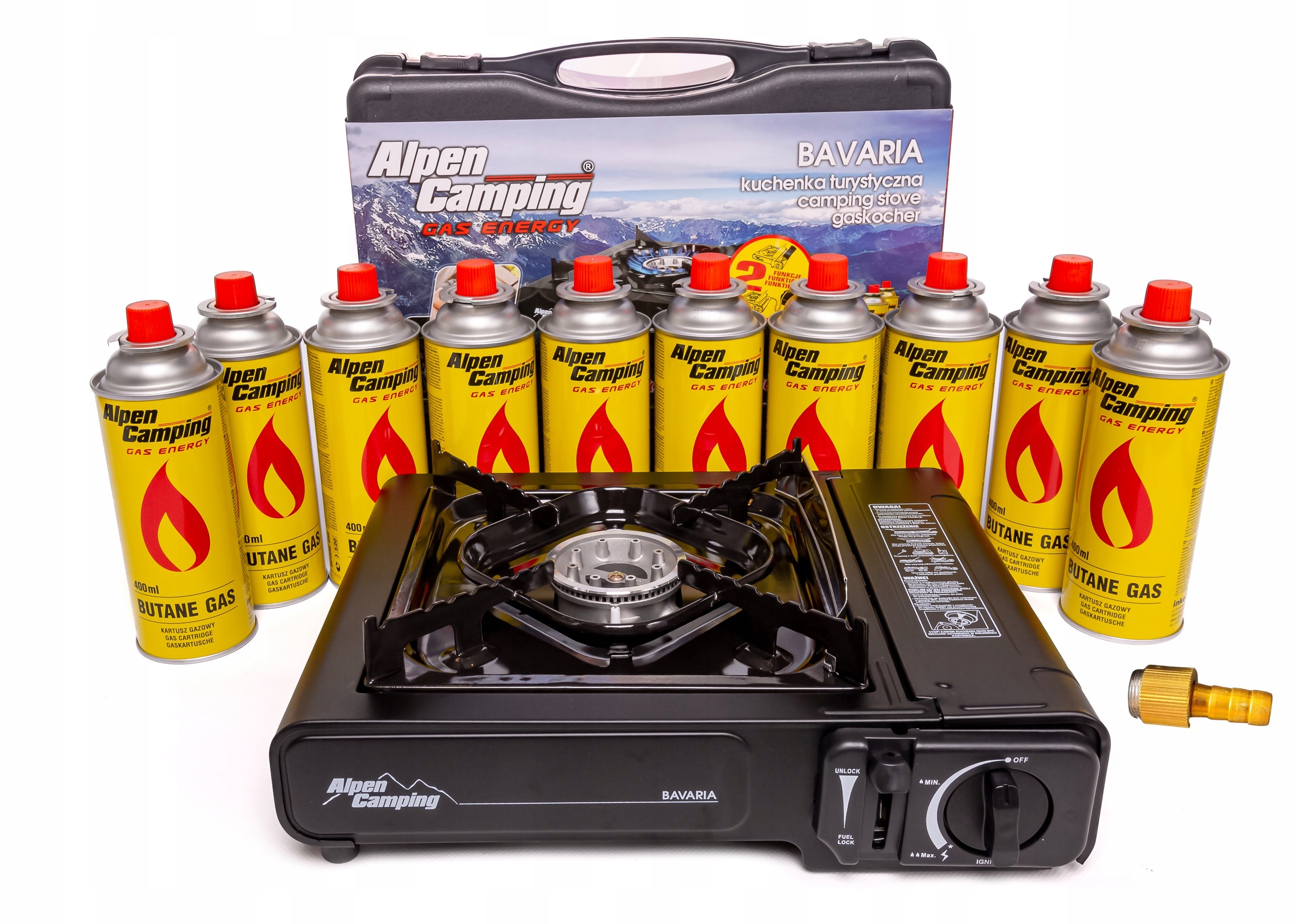 ALPEN CAMPING BAVARIA plynový TURISTICKÝ VARIČ