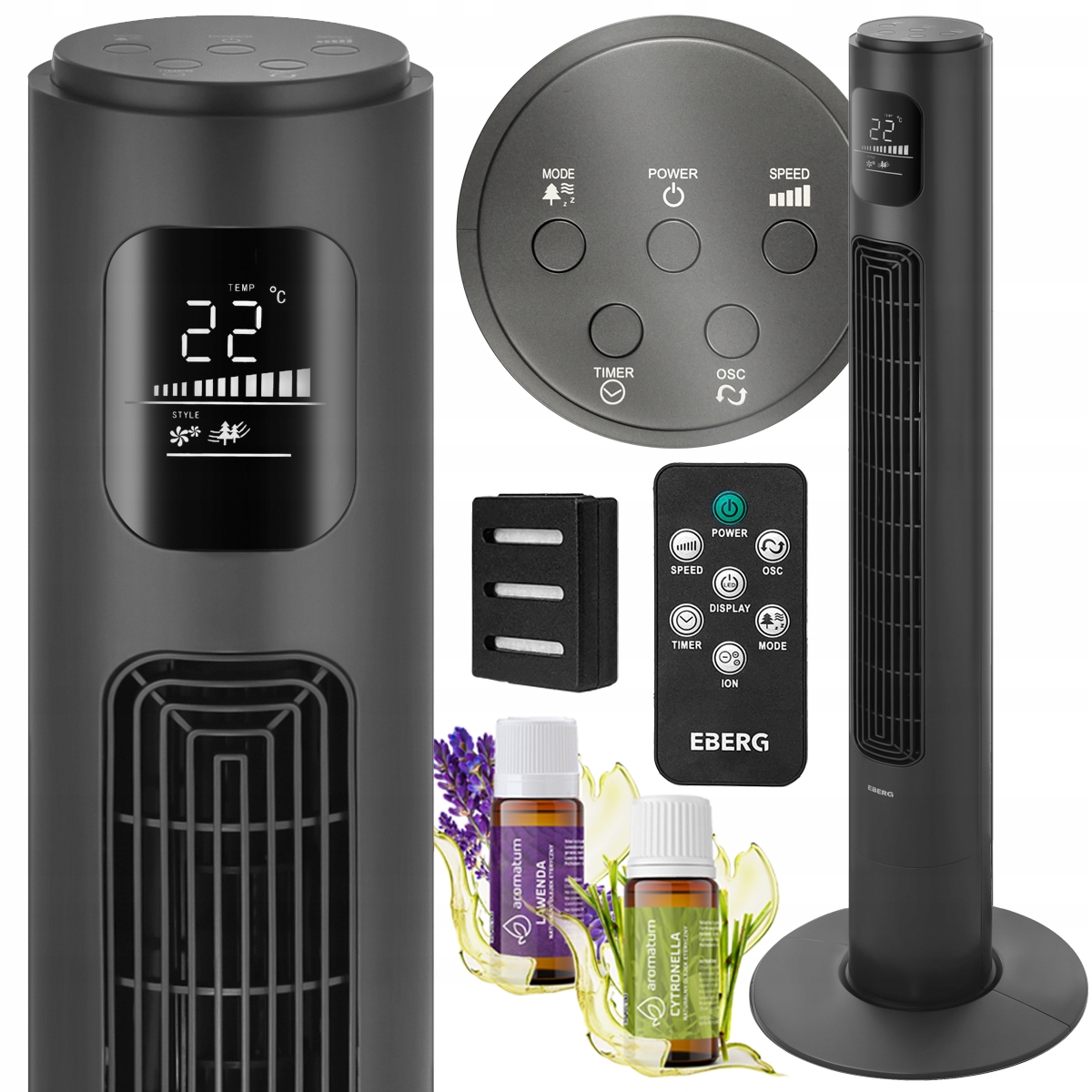 Stĺpový ventilátor EBERG LYNGO
