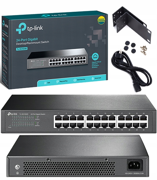 Prepínač TP-Link SG1024D L2 24x1GbE Desktop