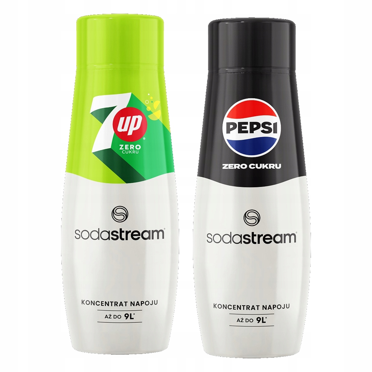 SodaStream 7 Up Diet 201058 karbonizačný sirup 440 ml zelený + SodaStream Pepsi MAX sirup 440 ml