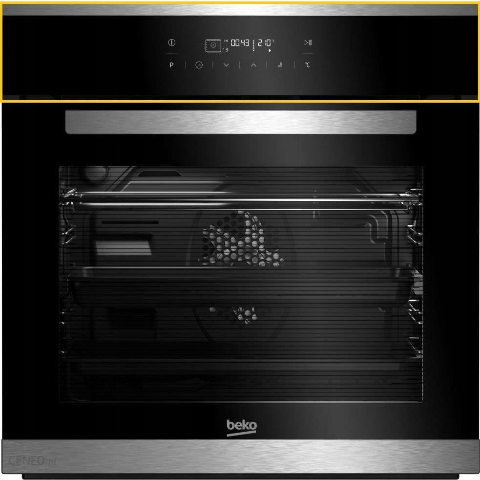 Sklenený ovládací kryt BEKO bim25402 xms