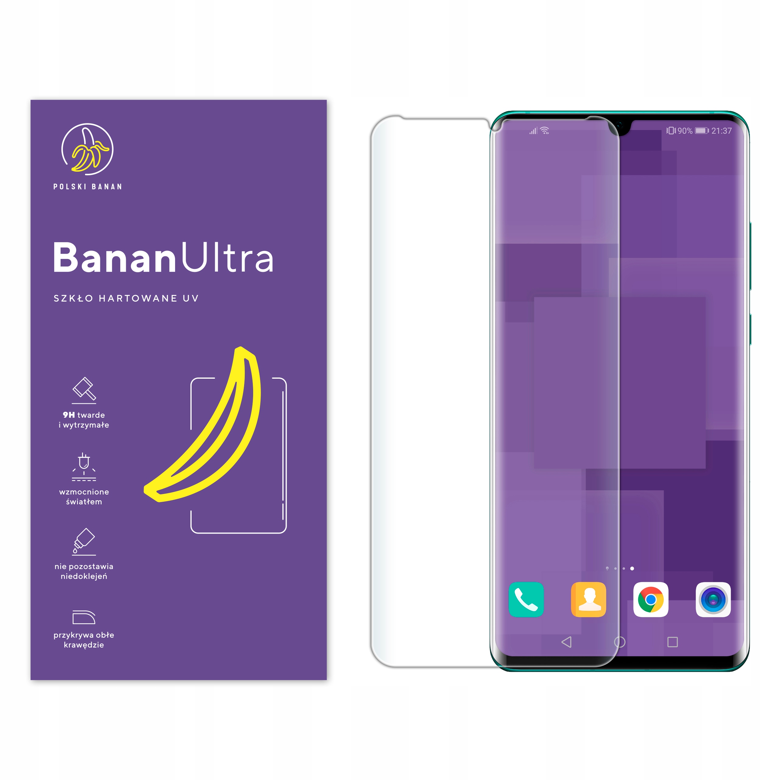 Temperovaný sklenený poľský banán pre Huawei P30 Pro