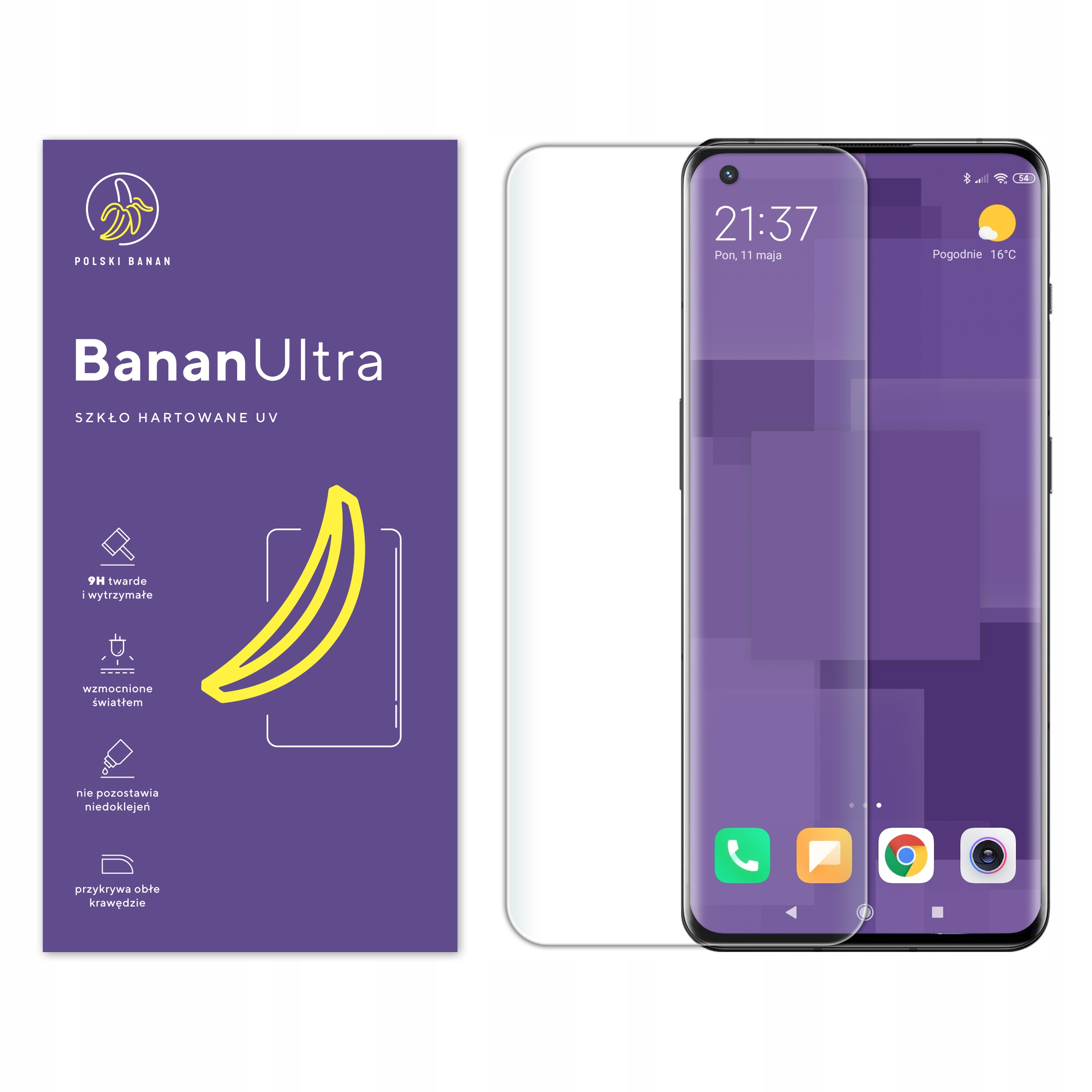 Zemný sklenený poľský banán pre OnePlus 10 Pro