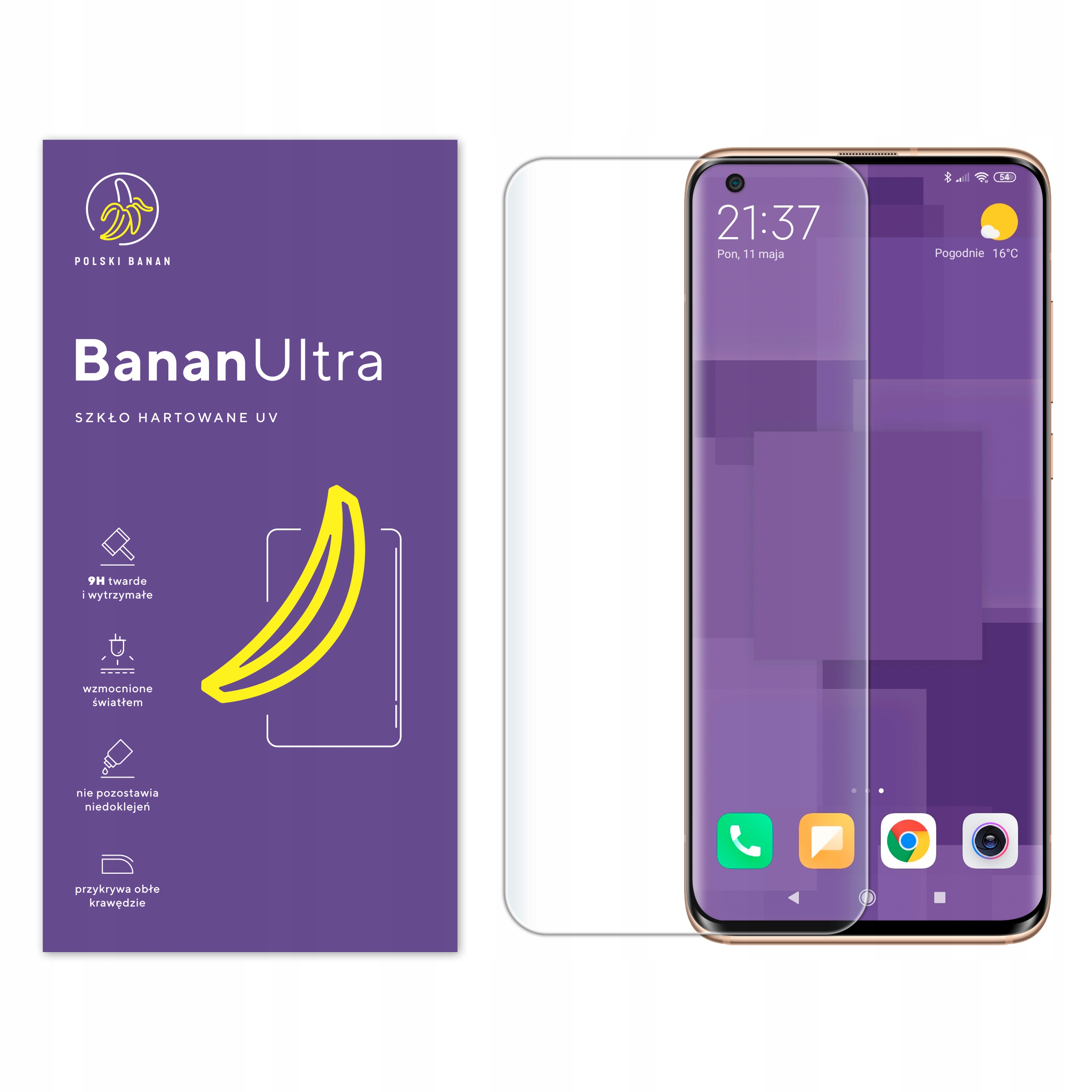 Temperovaný sklenený poľský banán pre Xiaomi mi 10