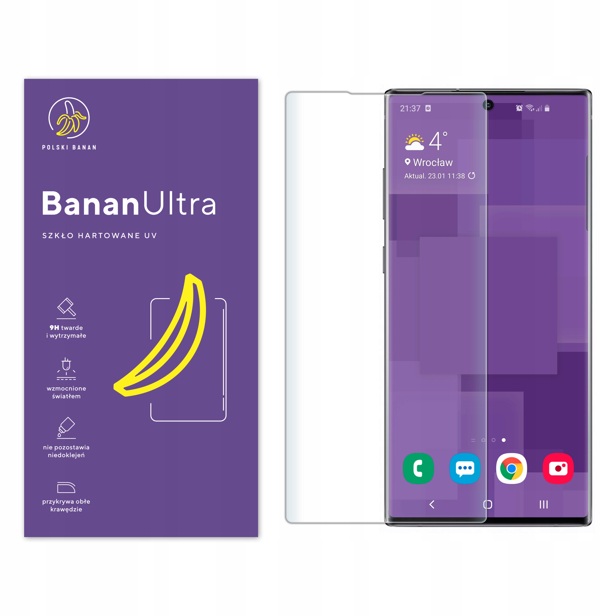 Temperovaný sklenený poľský banán pre Samsung Galaxy Note 10+