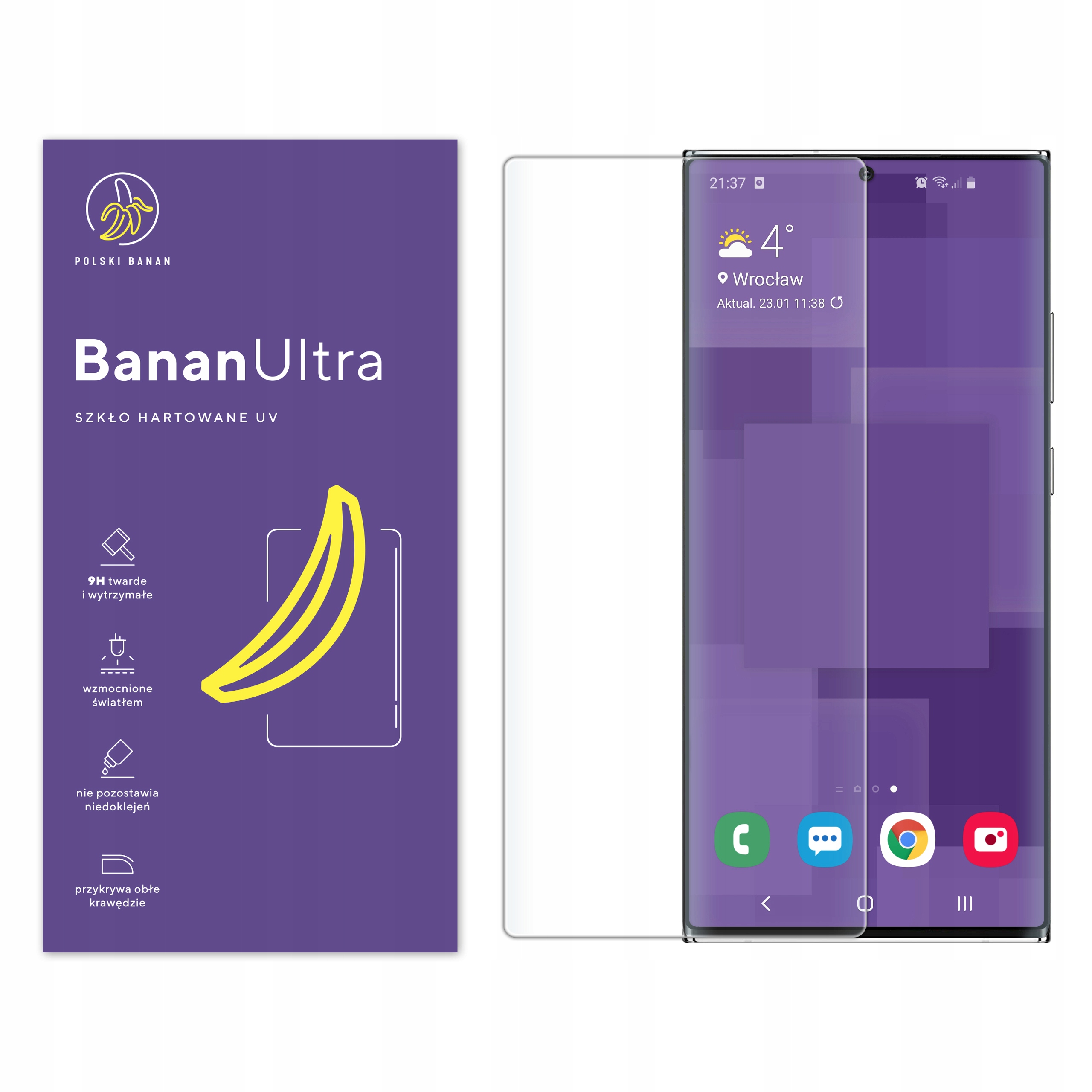 Zemný sklenený poľský banán pre Samsung Galaxy Note 20 Ultra