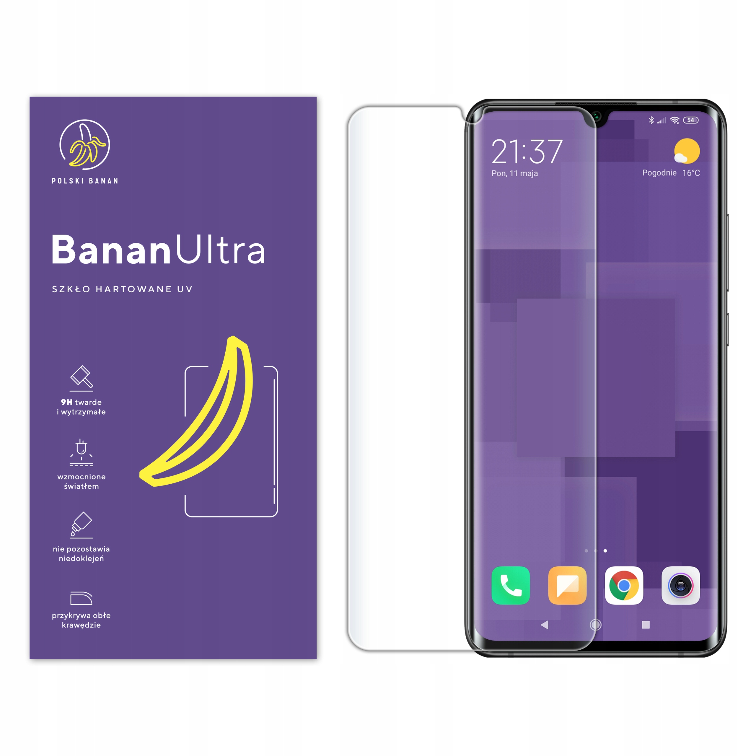 Zemný sklenený poľský banán pre Xiaomi mi poznámka 10 / poznámka 10 pro / poznámka 10 lite