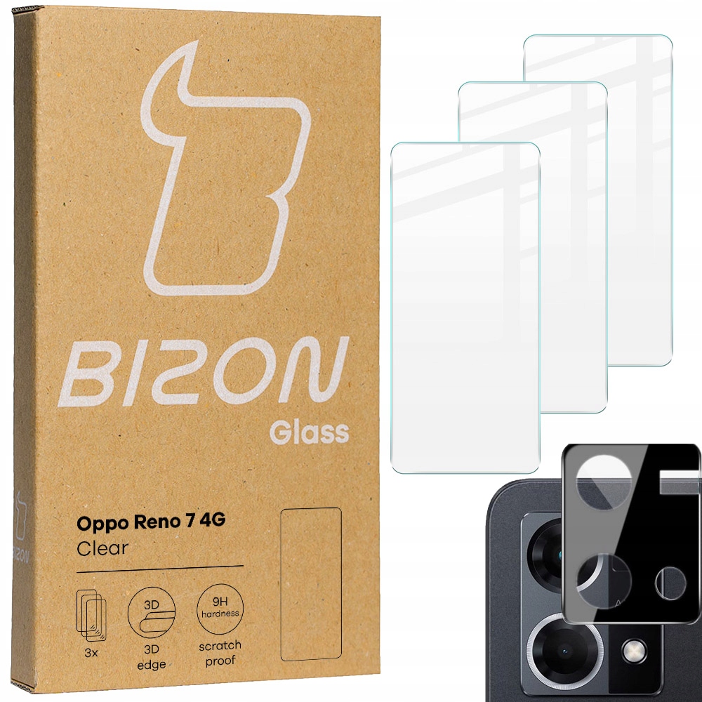 Bizón sklo temperované sklo pre Oppo Reno 7 4G