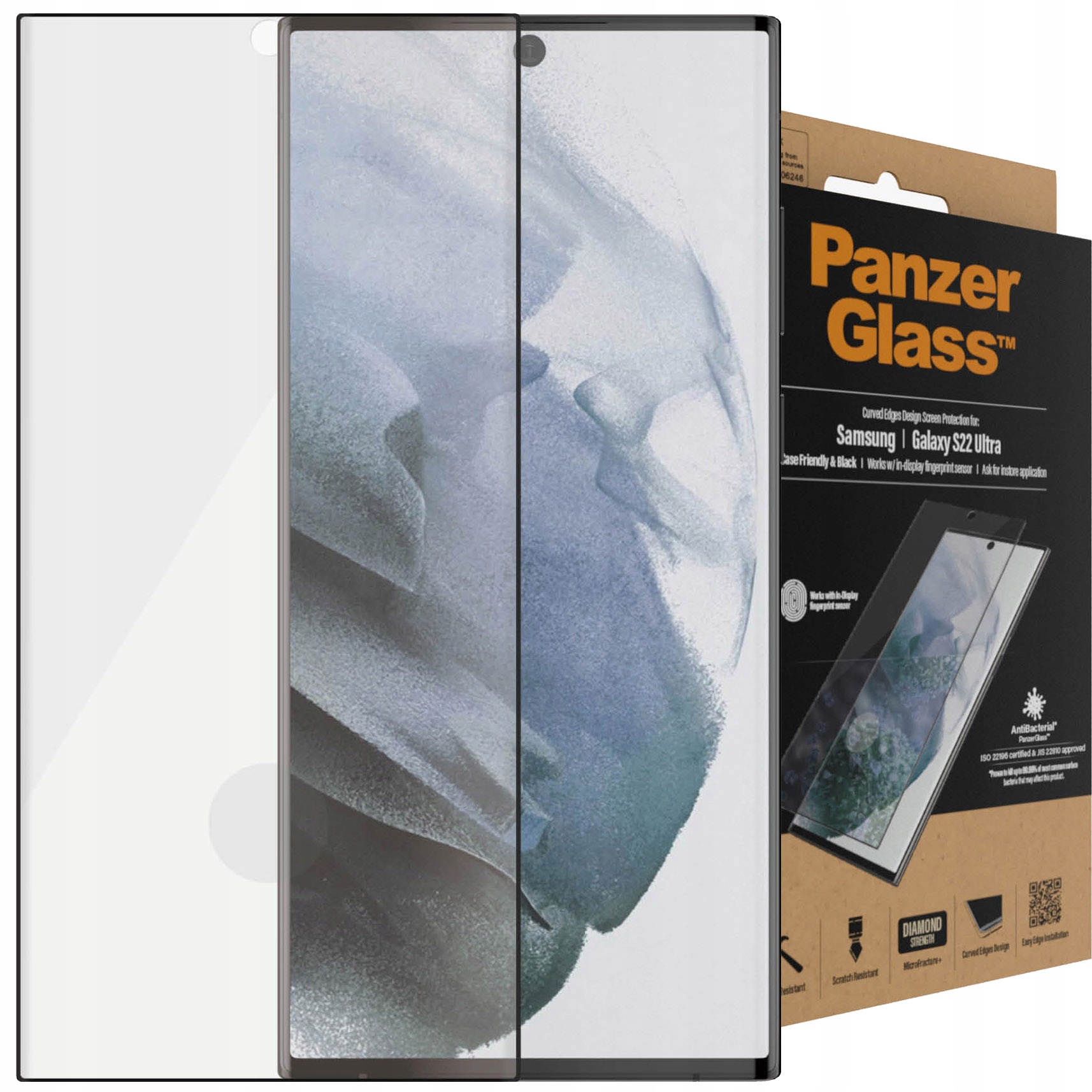 Panzerglass temperované sklo pre Samsung Galaxy S22 ultra