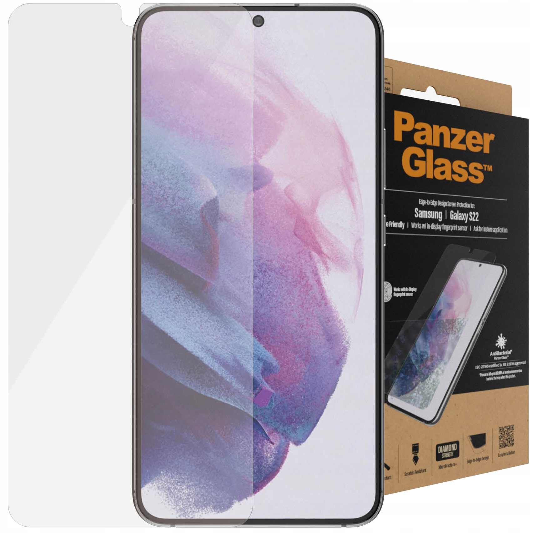 Panzerglass temperované sklo pre Samsung Galaxy S22