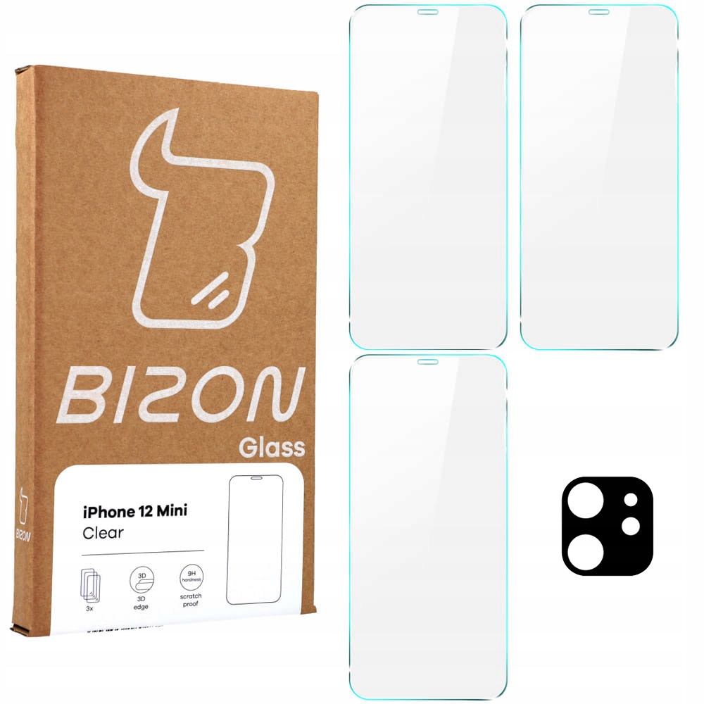Bizón sklo temperované sklo pre Apple iPhone 12 mini