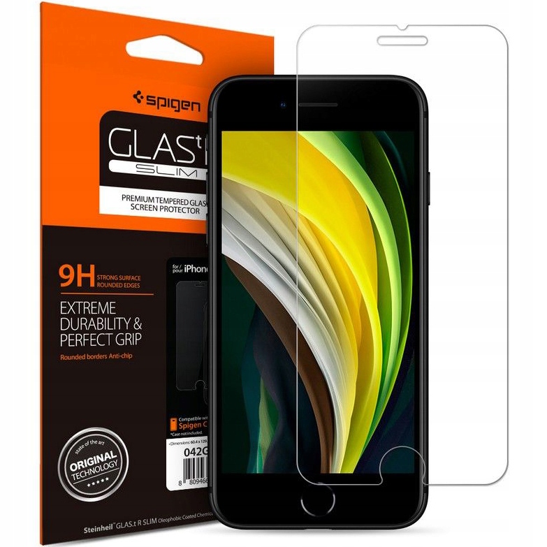 Temperované sklo pre iPhone SE 2020, Spigen Glass.tr