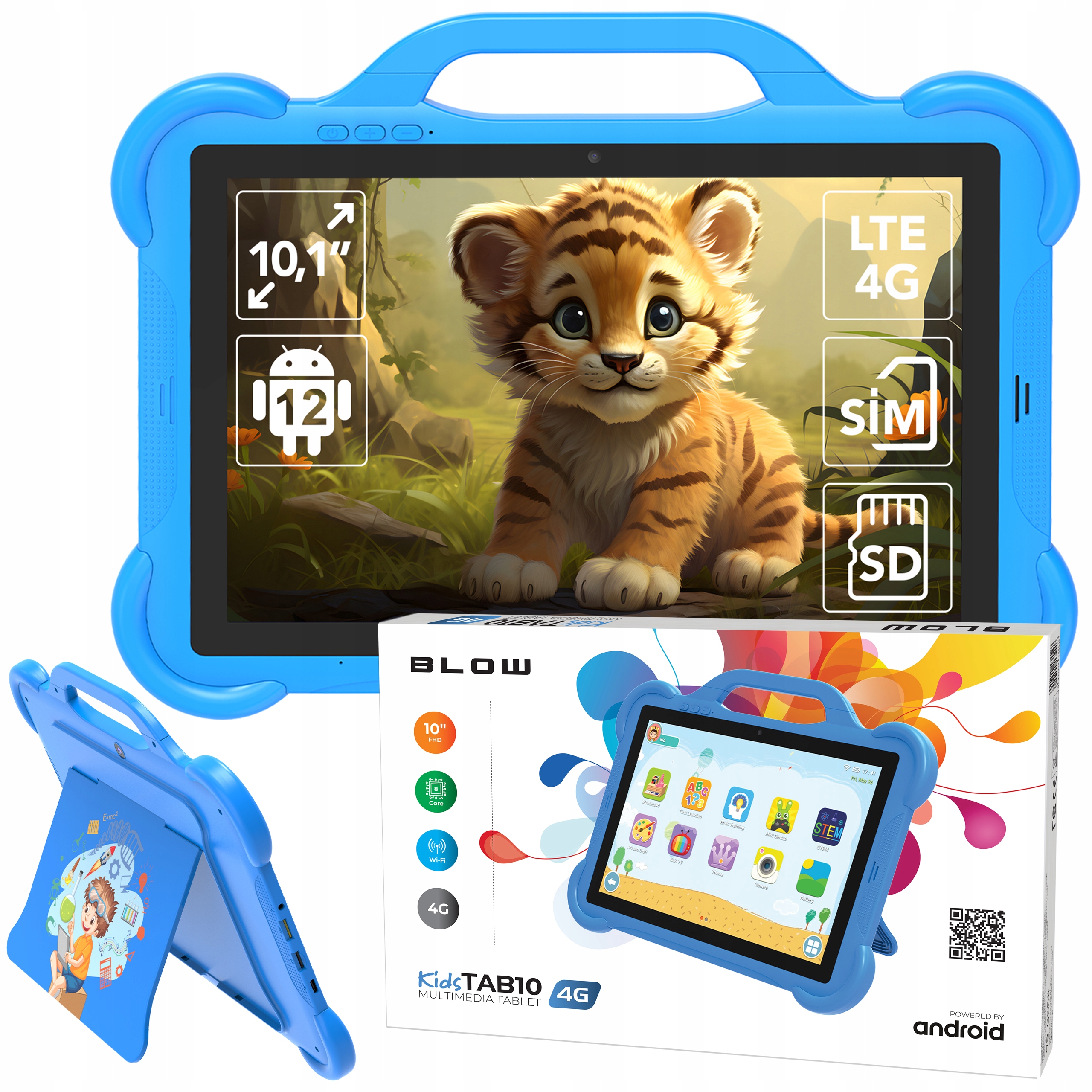 Tablet Blow KidsTAB10 10,1" 4 GB / 64 GB modrý