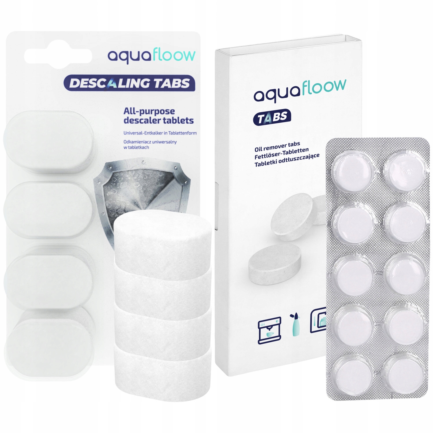 Aquafloow AF53 4 kusy + tablety na čistenie 10 kusov Aquafloow