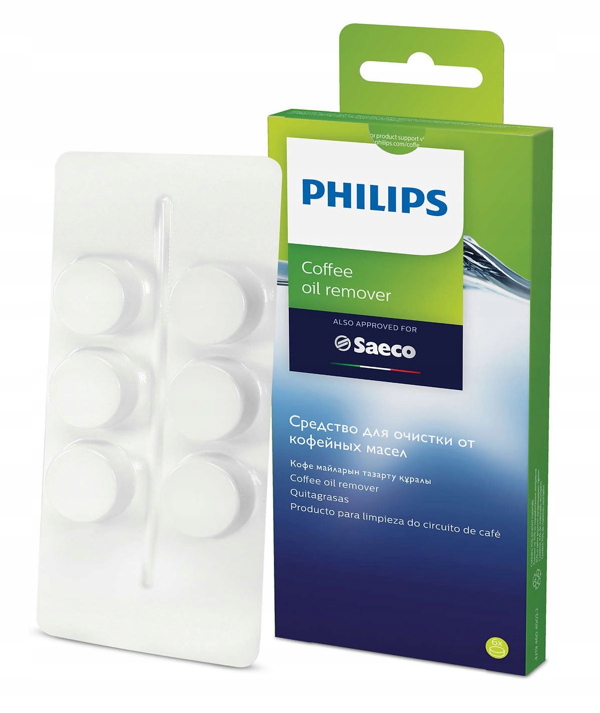 Philips Saeco, ktoré skimujú pôvodné tablety