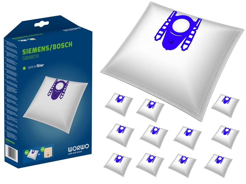 Worwo SBMB01K syntetické vrecká do vysávača 4 ks.