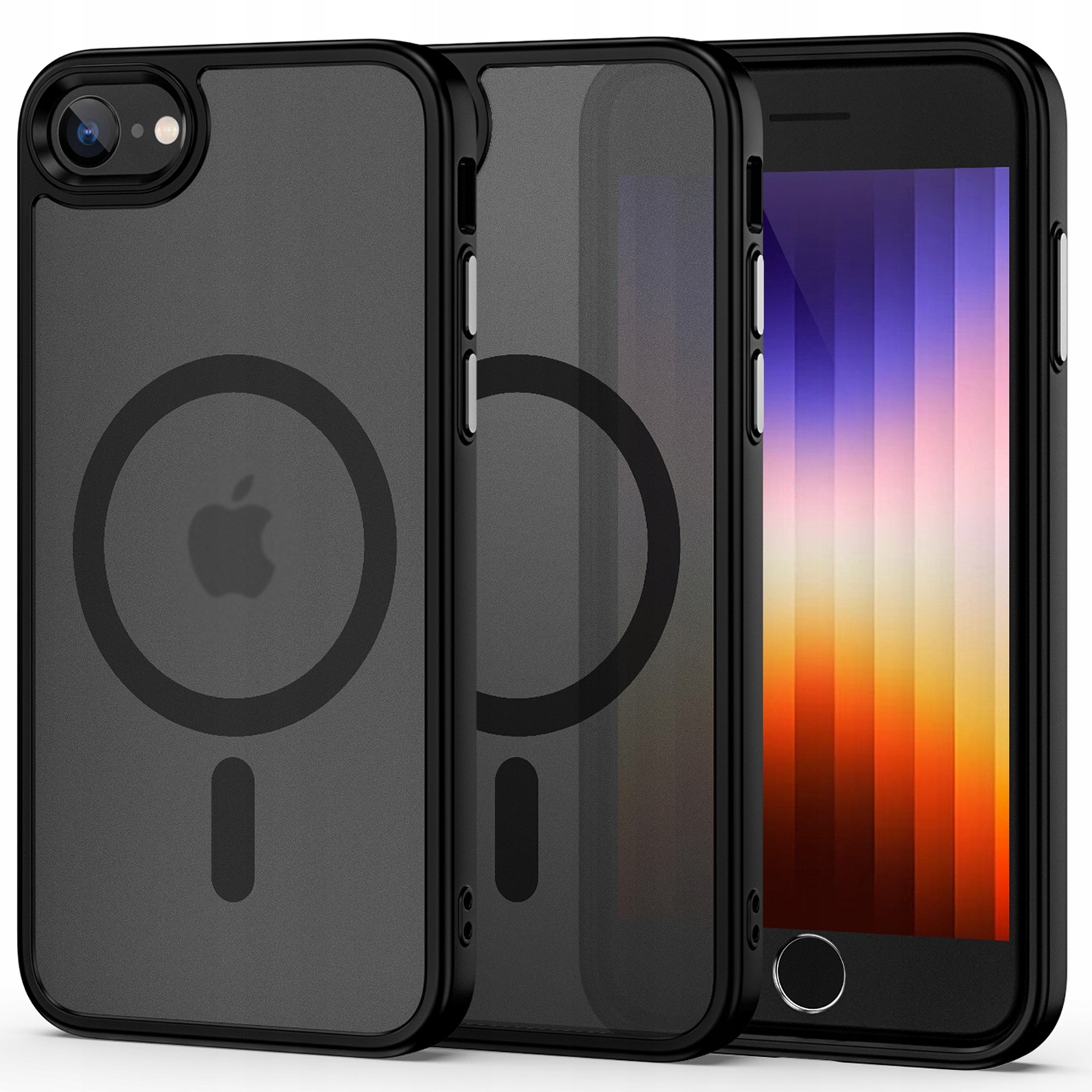 Tech-protected chrbt pre Apple iPhone 7 / 8 / SE 2020 / 2022 čierna