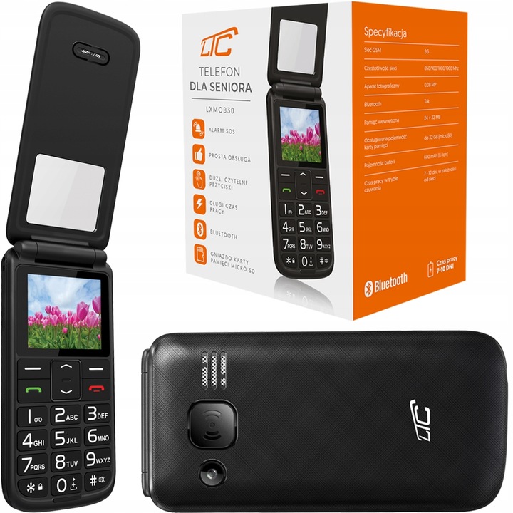 Mobilný telefón LTC MOB30 24 MB/32 MB 2G čierny